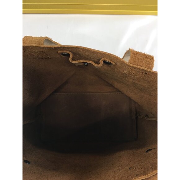 Oak River Tote Shoulder Bag Leather Brown with Detachable Strap - NWT - Picture 9 of 16